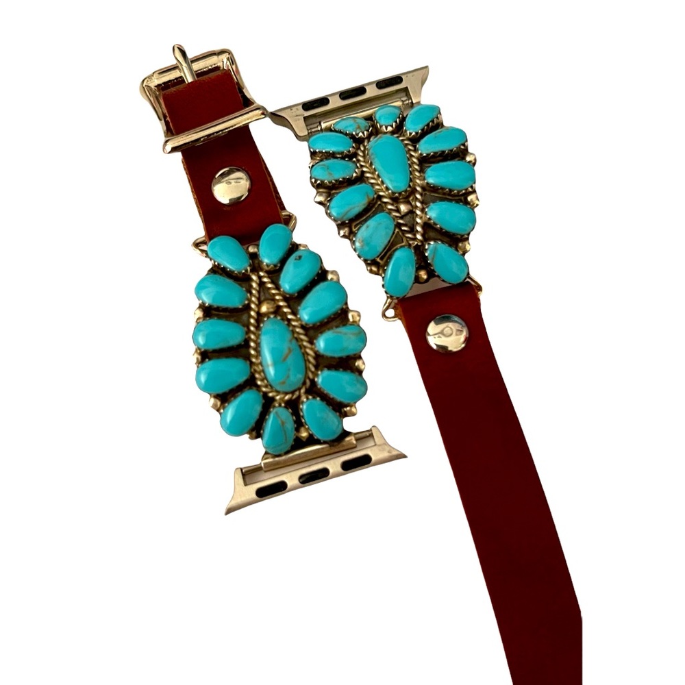Navajo Turquoise Cluster Apple Watch Band 38/40mm